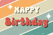 Joyful Retro | Display Font, a Handwritten Font by AnningArts (Thumbnail 2 of 7)