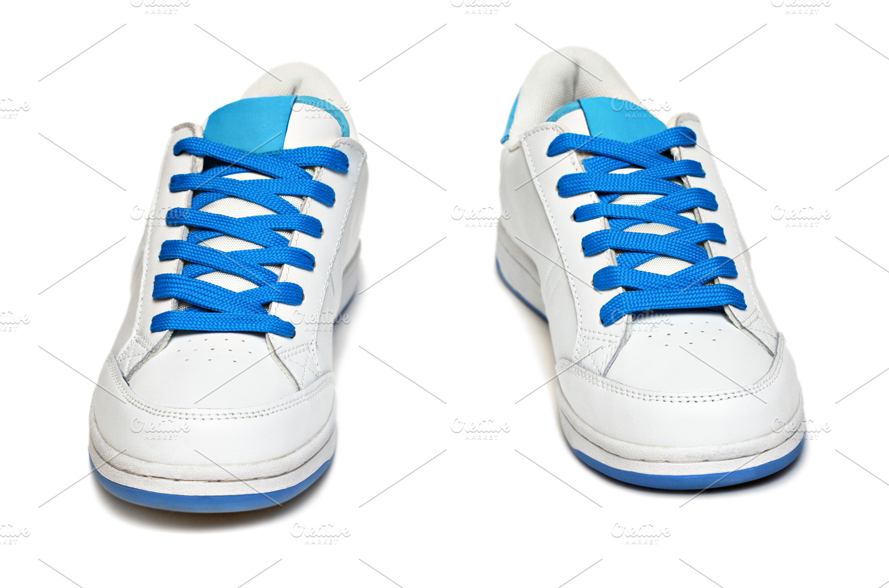 Two sport shoes, a Photo by saiko3p