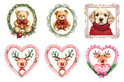Preppy Christmas Frame PNG, a Seasonal Illustration by Designking (Thumbnail 2 of 4)