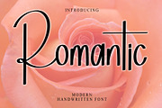 Romantic, a Handwritten Font by FreshTypeINK (Thumbnail 1 of 7)