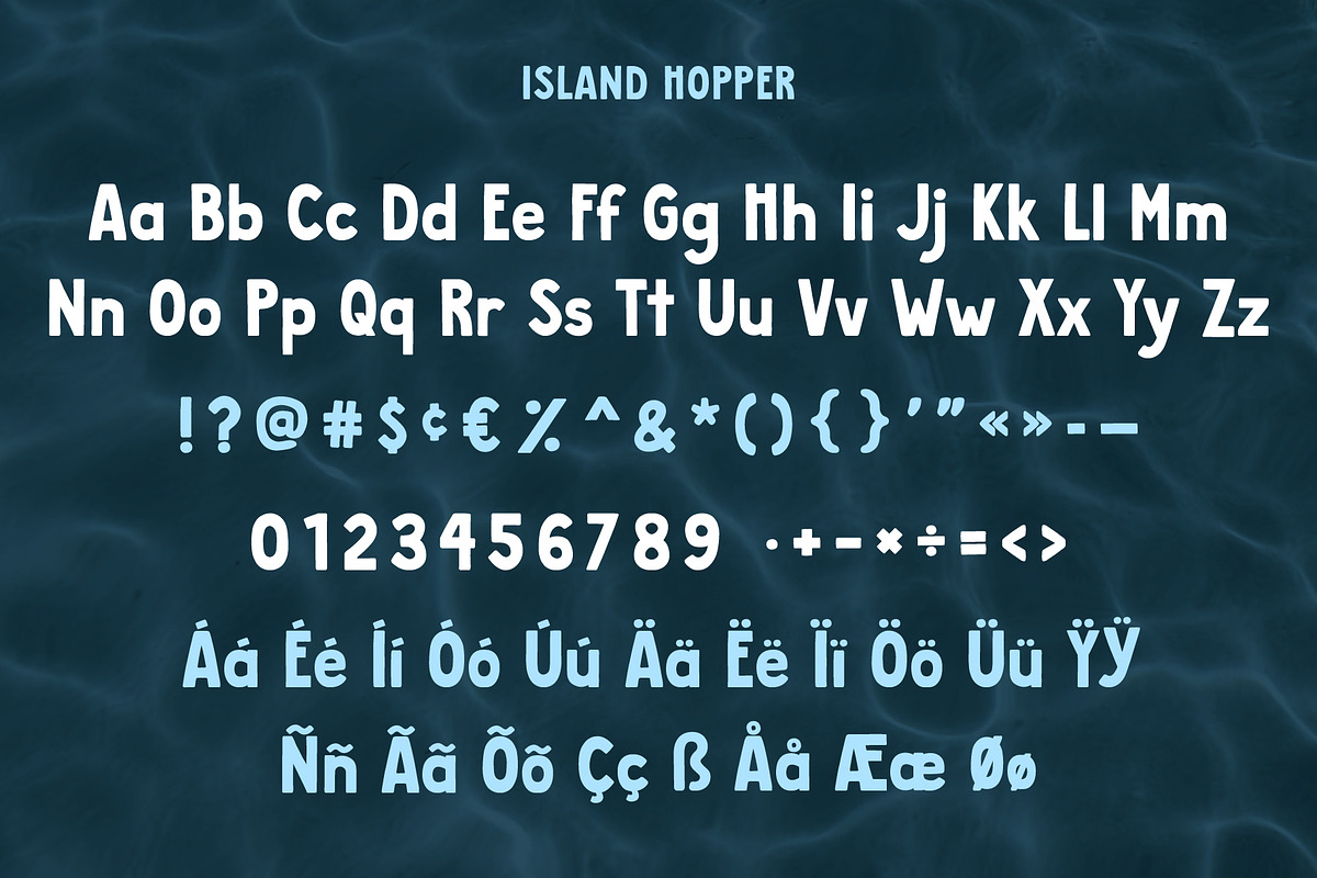 Island Hopper by Emily Ann Hill, a Handwritten Font by Emily Ann Hill Type Co. (Photo 2 of 4)