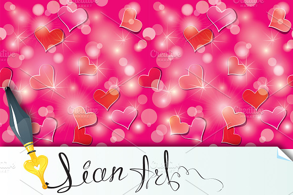 Valentines Day Seamless Pattern