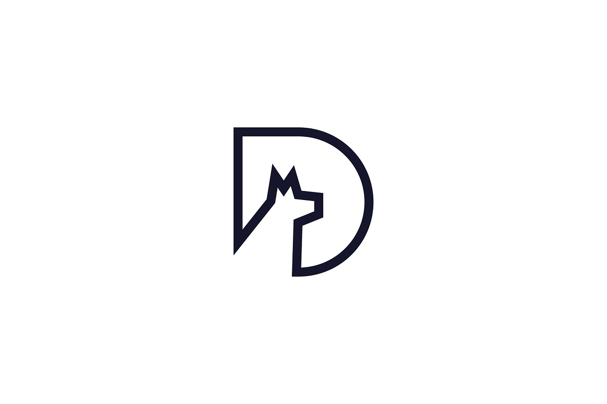 Letter D Dog Logo, a Branding & Logo Template by Abir Hossain Waffi (Photo 3 of 4)