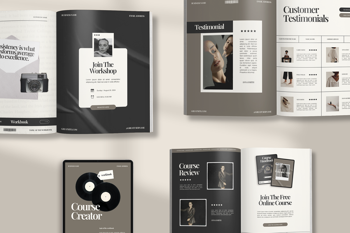 Canva Workbook Template for Coaches, a Magazine Template by Branding Babe Co. (Photo 6 of 10)
