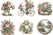 Whimsical Summer Grandpa Clipart, an Illustration by Designking (Thumbnail 5 of 5)