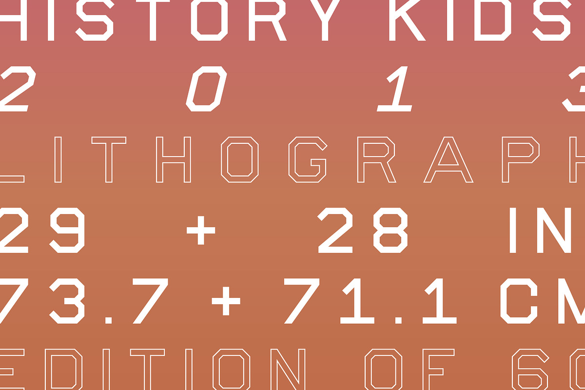 Bliss Bucket - Bold 3 Font Family preview 6