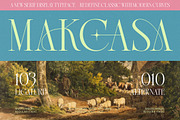 Makcasa Modern Serif Display Font, a Serif Font by timelesstype.co (Thumbnail 1 of 15)