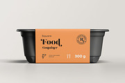 Square Food Container Mock-up, a Packaging Mockup by zippypixelstudio (Thumbnail 4 of 14)
