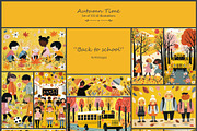Autumn Time 2- 333 AI illustrations, a Seasonal Illustration by Pundateam (Thumbnail 6 of 12)