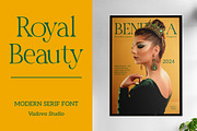 Benedra – Modern Serif Typeface, a Serif Font by Vadovastd (Thumbnail 2 of 7)