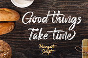 Vinegart - Handwritten Font, a Script Font by FHFont (Thumbnail 5 of 8)