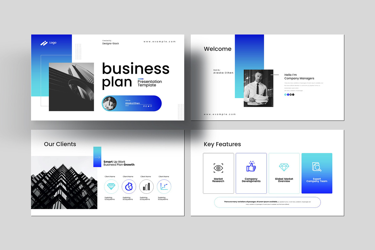 Business Plan Presentation Template, a Presentation Template by Creative-Work (Photo 3 of 9)