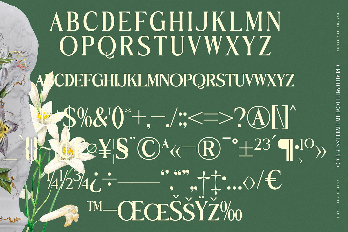 Benfica Royale Modern Serif Font, a Serif Font by timelesstype.co (Photo 18 of 20)