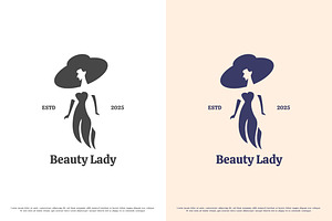 Beauty Lady Model Logo Design Icon, a Branding & Logo Template by Morvana Crew