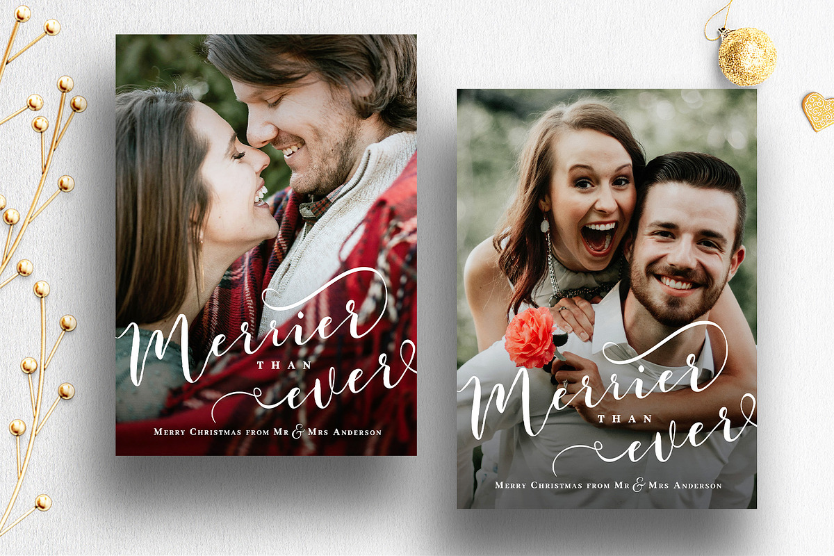 Christmas Photo Card Template | 010, a Card Template by Nifty Template Studio (Photo 3 of 8)