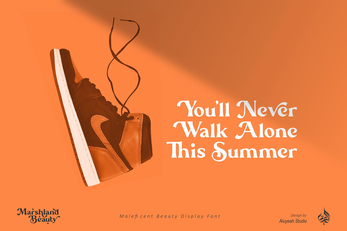 Marshland Beauty, a Font by Aluyeah Studio (Photo 6 of 15)