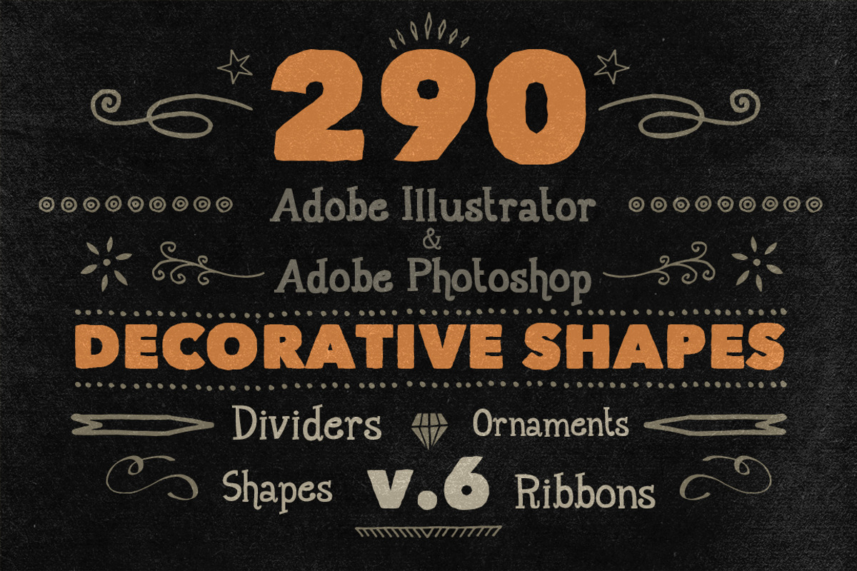 290 Handwritten Decorative Shapes 06