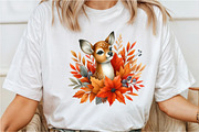 Autumn Cute Deer Clipart, an Illustration by Rose Art (Thumbnail 5 of 8)