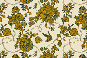 Set Vector Floral Patterns