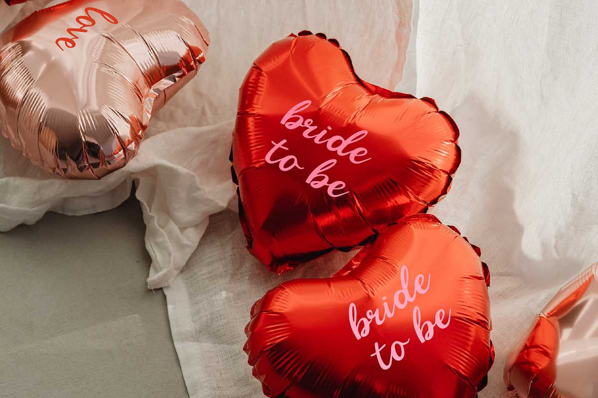 Bachelorette Squad - Wedding Script, a Script Font by Kaya Fonts (Photo 9 of 25)
