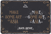Black Arcade, a Script Font by Vintage Division (Thumbnail 15 of 20)