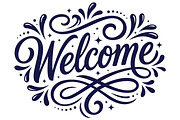 Welcome Typography Hand Lettering, a Decorative Illustration by Ghagra (Thumbnail 2 of 7)