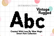 Vintage Rugged, a Slab Serif Font by Wow Magic (Thumbnail 2 of 3)