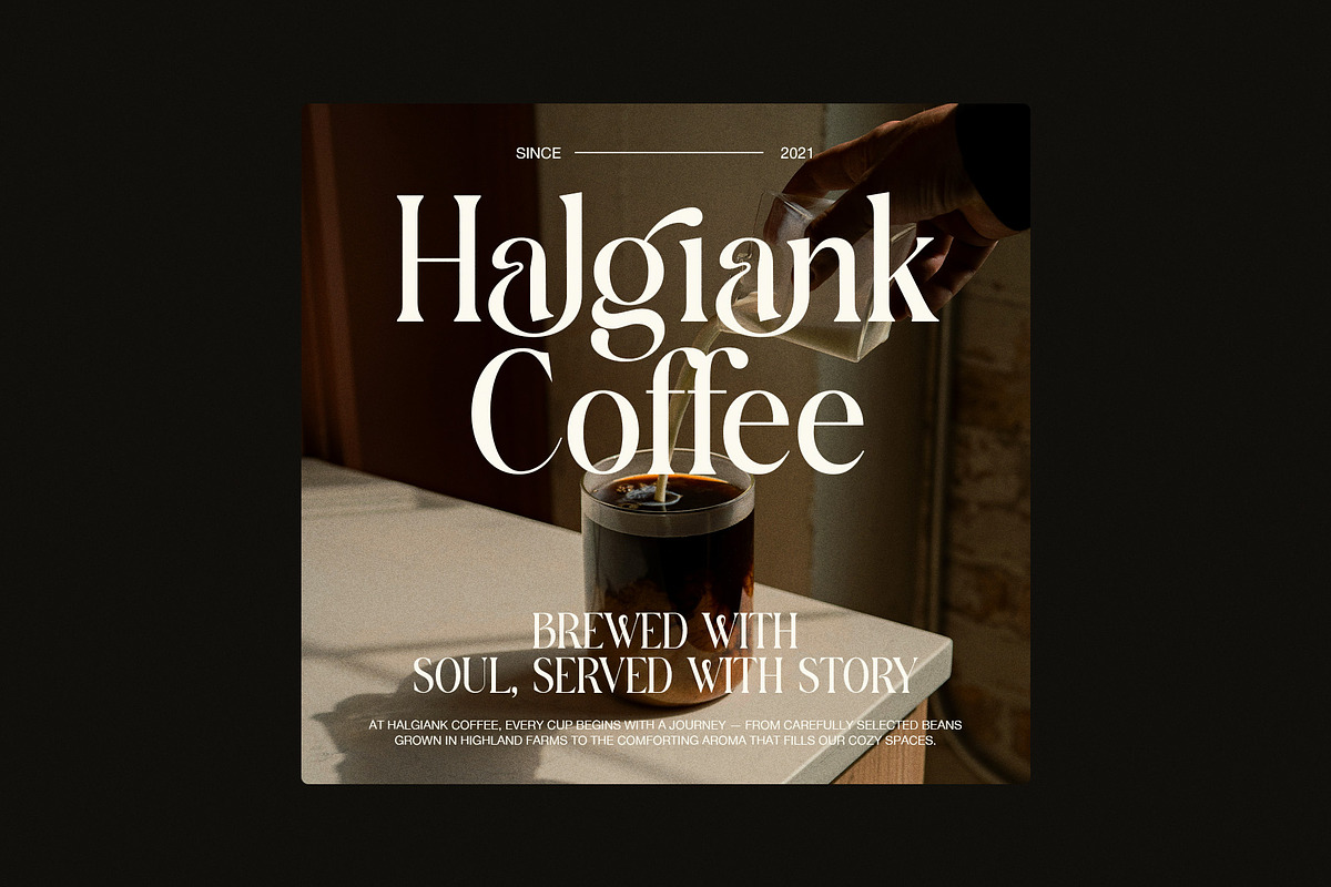 Bigland Elegant Serif Font, a Serif Font by Elegant Font (Photo 4 of 8)