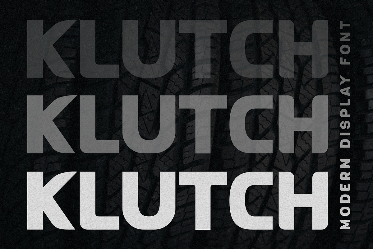 Klutch - Modern Display Font, a Font by HipFonts (Photo 6 of 8)