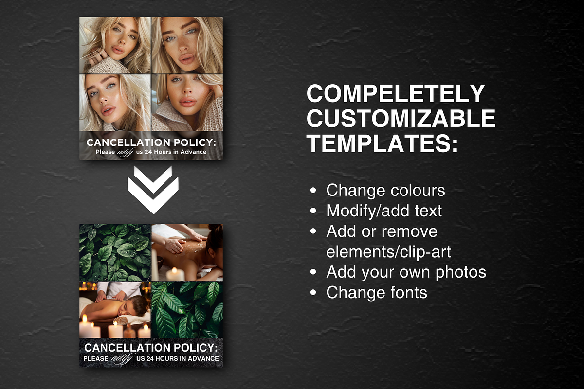 Medspa Social Media Templates, a Social Media Template by DesignsbyMariaStudio (Photo 4 of 10)