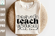 Boho Teacher SVG Bundle, Teacher SVG, a Graphic by Designer302 (Thumbnail 12 of 17)