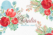 Love watercolor bundleValentine, a Decorative Illustration by LABFcreations (Thumbnail 12 of 14)