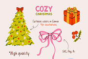 Cozy Christmas Clipart, an Object Graphic by AnnArt (Thumbnail 3 of 10)