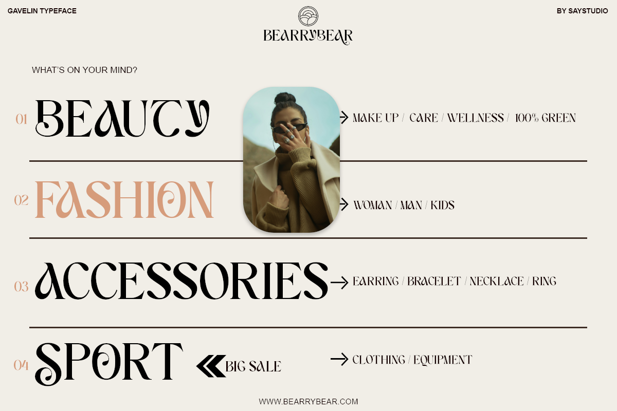 Gavelin - Luxury Serif Font, a Serif Font by Say Studio (Photo 8 of 12)