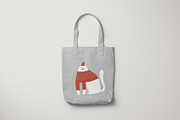 Modern Christmas. Cats & Lettering, an Object Graphic by MaNechaeva (Thumbnail 12 of 14)