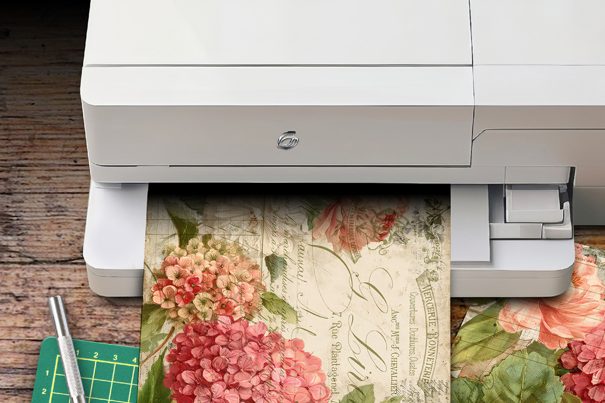 French Hydrangeas Printable Textures, a Texture Graphic by Polka Dot Pixels (Photo 2 of 4)