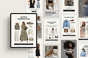 Fashion Brand Email Newsletter Canva, an Email Template by Amaré Creative (Thumbnail 2 of 7)
