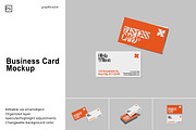 Minimalist Business Card Mockup Set, a Product Mockup by Graphiculon (Thumbnail 1 of 11)