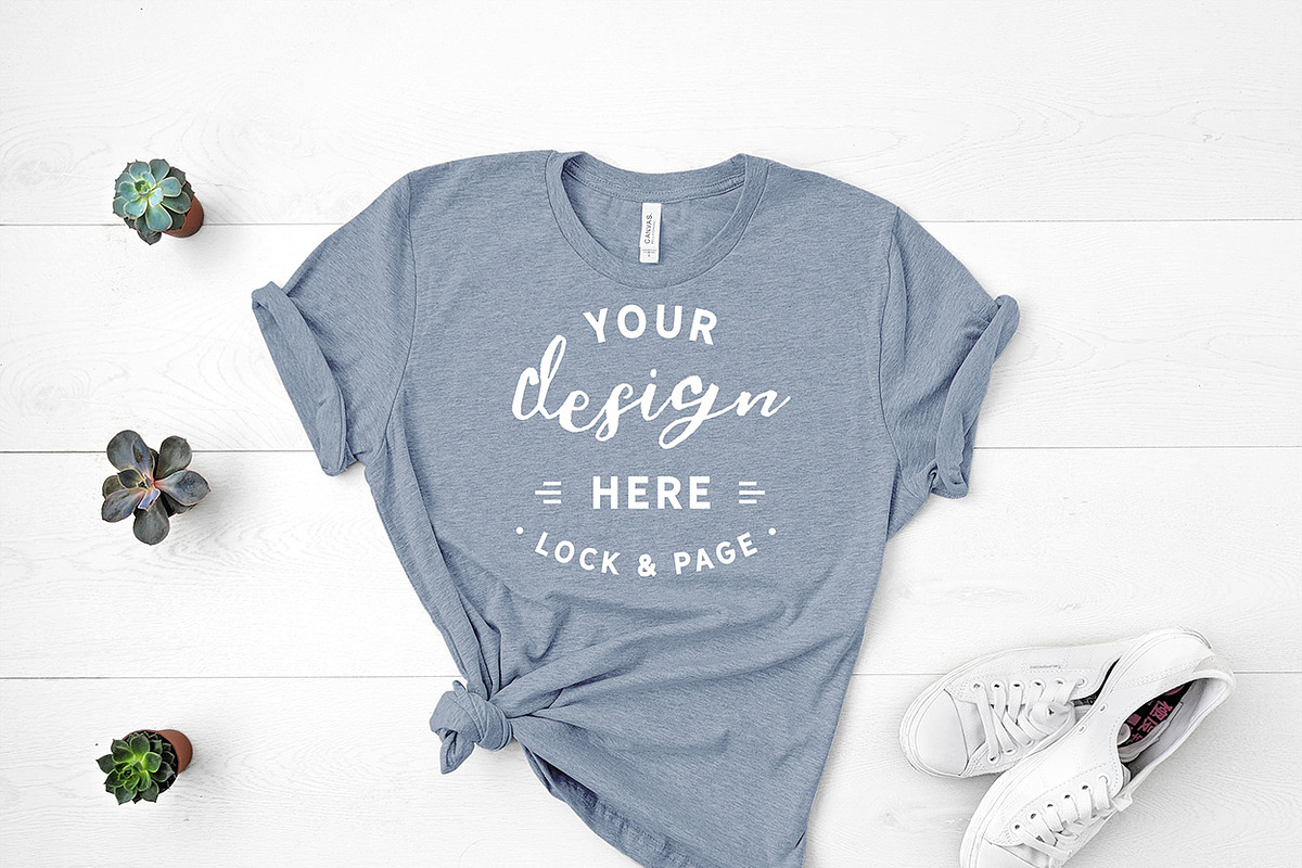Bella Canvas T-Shirt Mockup Bundle, a Shirt Mockup by lock and page (Photo 61 of 85)