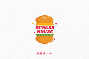 Burger House Brand Logo Design