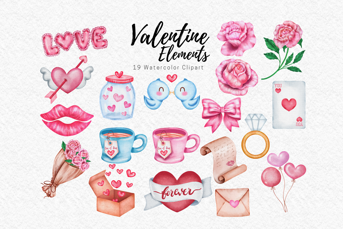 Valentine Elements, an Illustration by AkiraVilla (Photo 2 of 11)