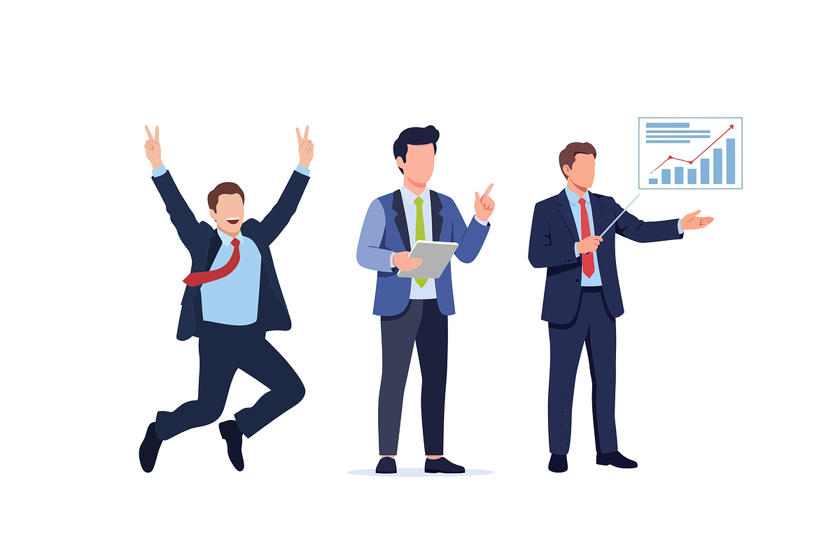 Business People Vector Bundle, an Object Graphic by Rizenight (Photo 2 of 3)