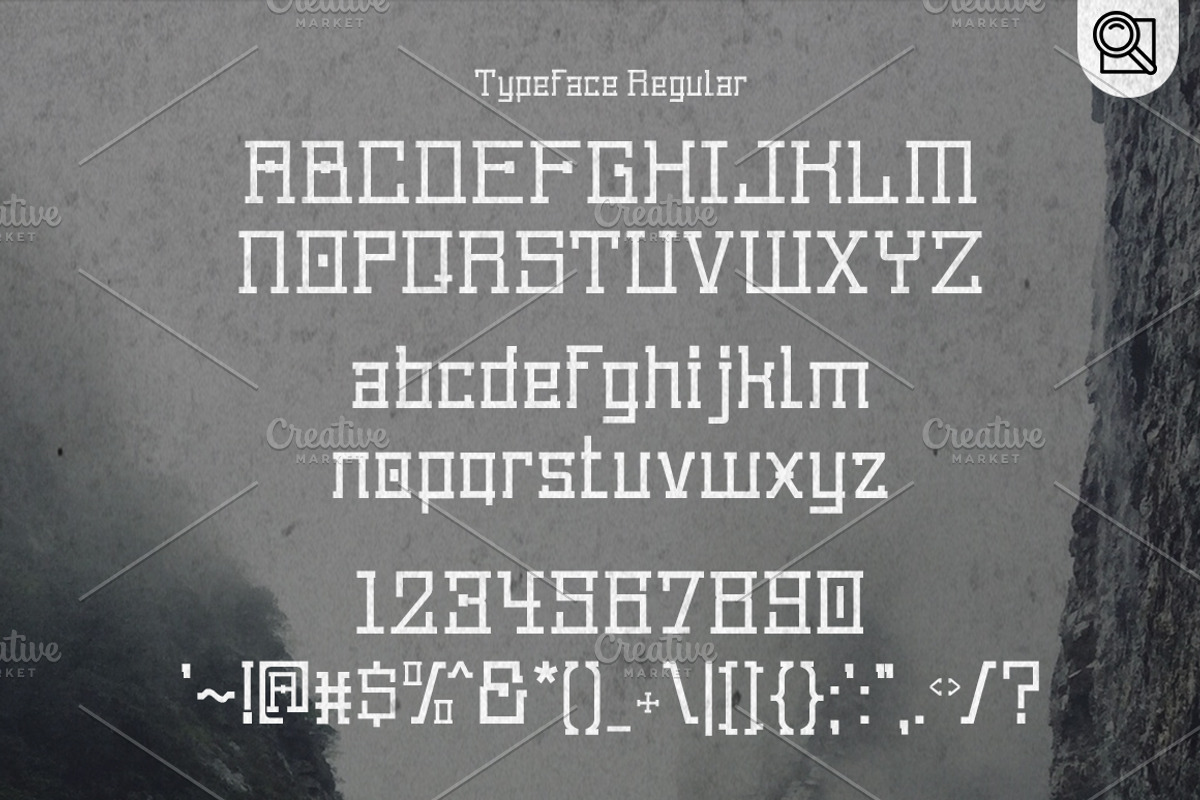 Detac Font preview 2