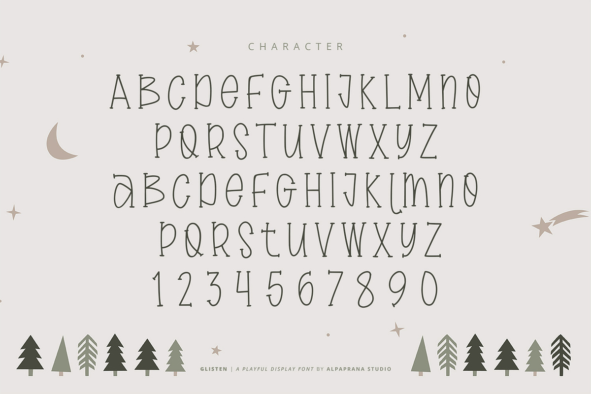 Glisten - Playful Font, a Script Font by Alpaprana (Photo 10 of 12)