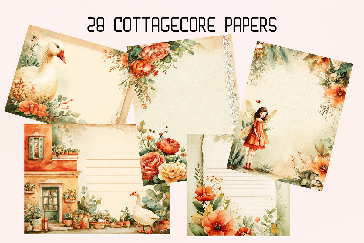 Whimsy Cottagecore Set, an Animal Illustration by GiraffeCreative (Photo 16 of 20)