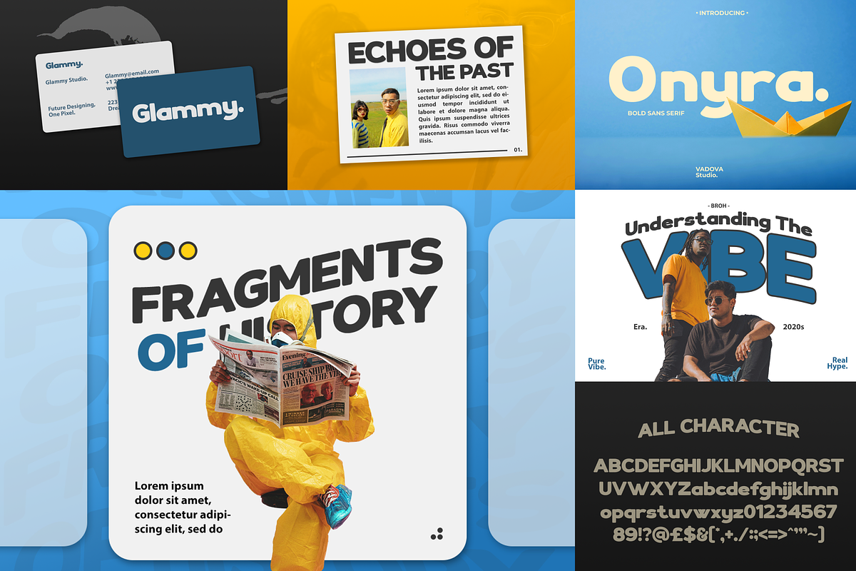 Bold Rounded Font Bundle, a Sans Serif Font by Vadovastd