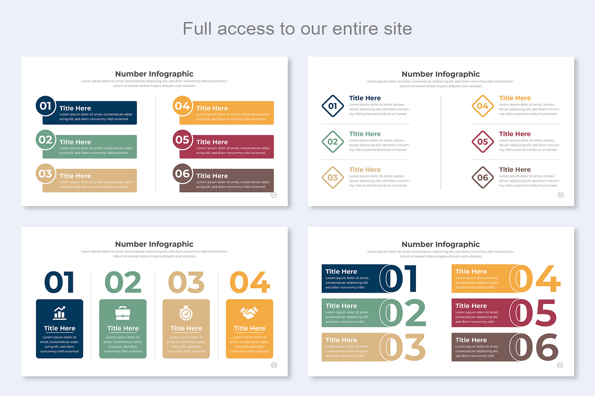 Number Infographic, a Presentation Template by Mighty-Slide (Photo 2 of 7)
