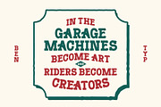 Gonlane - Vintage Slab Display, a Slab Serif Font by Bentype Studio (Thumbnail 3 of 6)