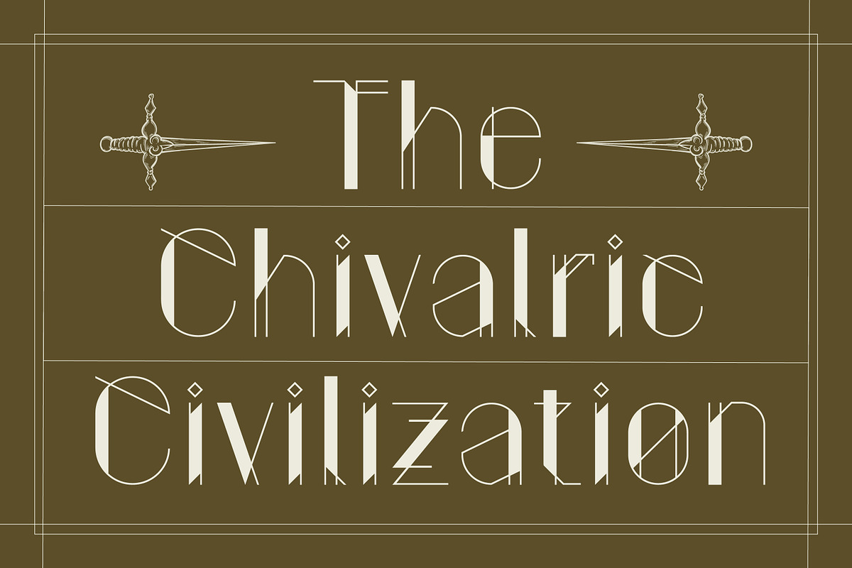 Gratitude - Art Deco Inspired Font, a Sans Serif Font by Kahade Studio (Photo 6 of 12)