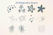 Glitter Elements & Watercolor Shapes, a Texture Illustration by Minky Moo Creations (Thumbnail 6 of 15)